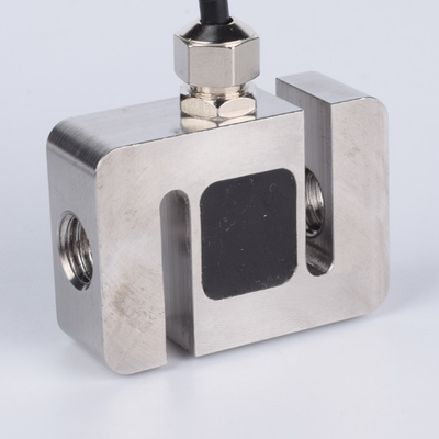 Célula de Carga Tipo S de Aço Inoxidável 50-2000N 15v Tração Compressiva Transdutora